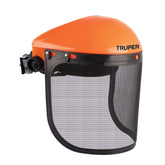 Protector facial de lástico con malla